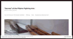 Desktop Screenshot of filipinofightingsecretslive.com