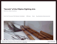 Tablet Screenshot of filipinofightingsecretslive.com